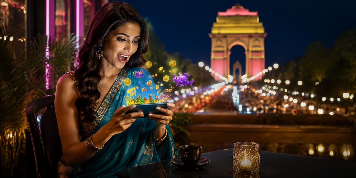 Players enjoying Teen Patti tournament atmosphere in India